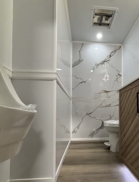 Viva Luxe restroom trailer interior 3